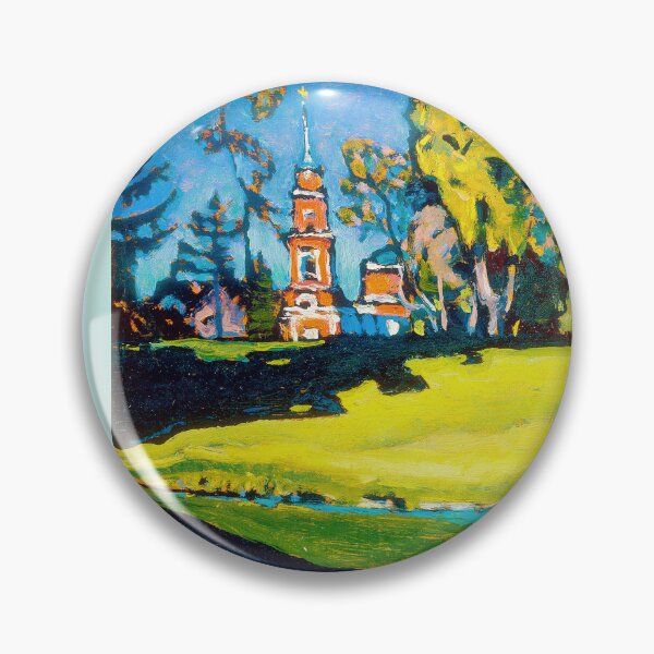 Item preview, HD. Red church, by Wassily Kandinsky designed and sold by MINDTHECHERRY.