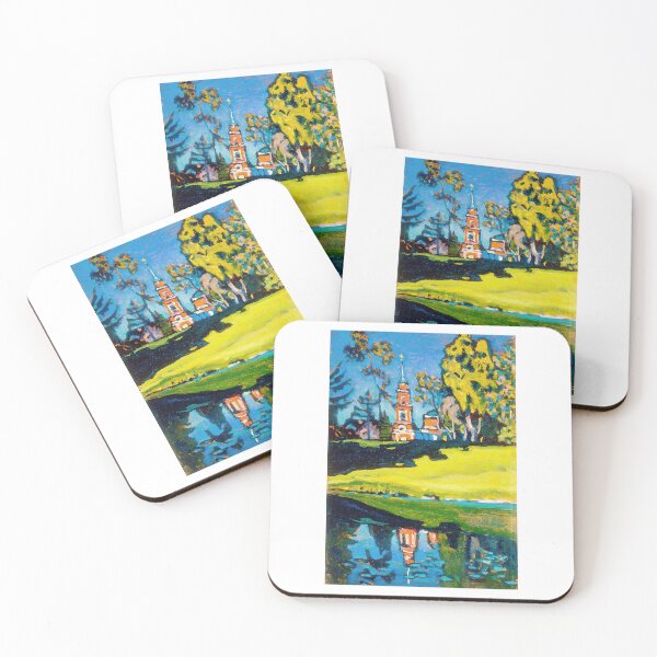 Item preview, HD. Red church, by Wassily Kandinsky designed and sold by MINDTHECHERRY.
