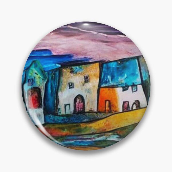 Item preview, Village on the coast 5 designed and sold by George Hutton Hunter.
