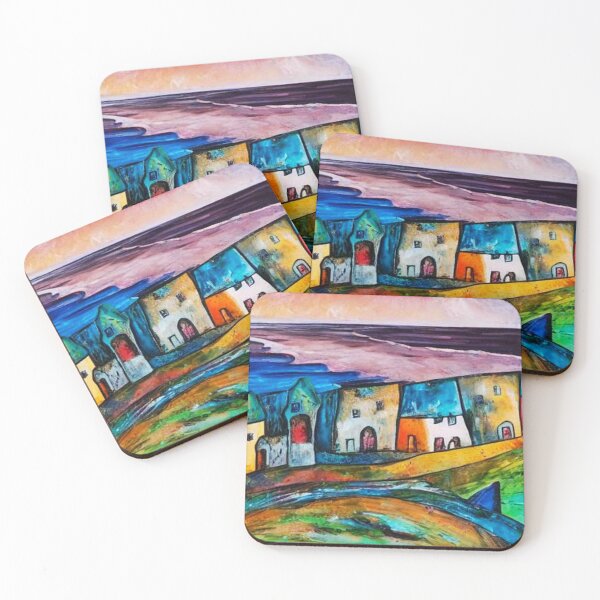 Item preview, Village on the coast 5 designed and sold by George Hutton Hunter.