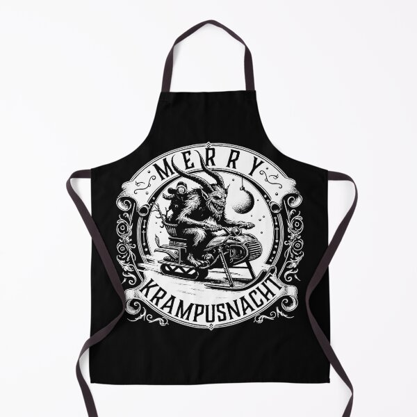 Item preview, Merry Krampusnacht Krampus on a Snowmobile designed and sold by Huhnerdieb Apparel.