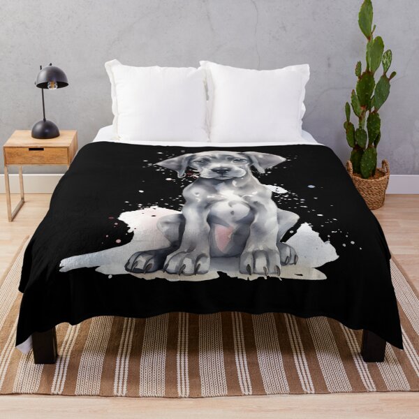 Item preview, Watercolor Grey Great Dane Puppy designed and sold by Amazing-Kortez.