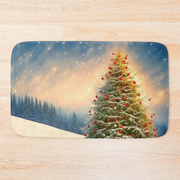 Item preview, Lighted Yule Tree In The Snow designed and sold by Earth Nature Creations.