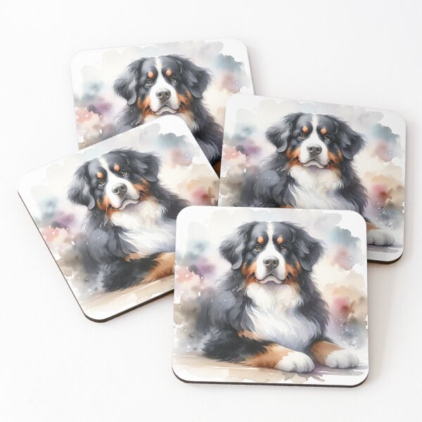 Item preview, Whimsical Bernese Mountain Dog designed and sold by ZT-Art.