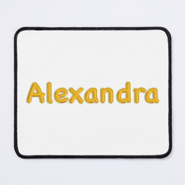 Item preview, Golden Balloon Foil Alexandra Name Label designed and sold by NormadWorld.
