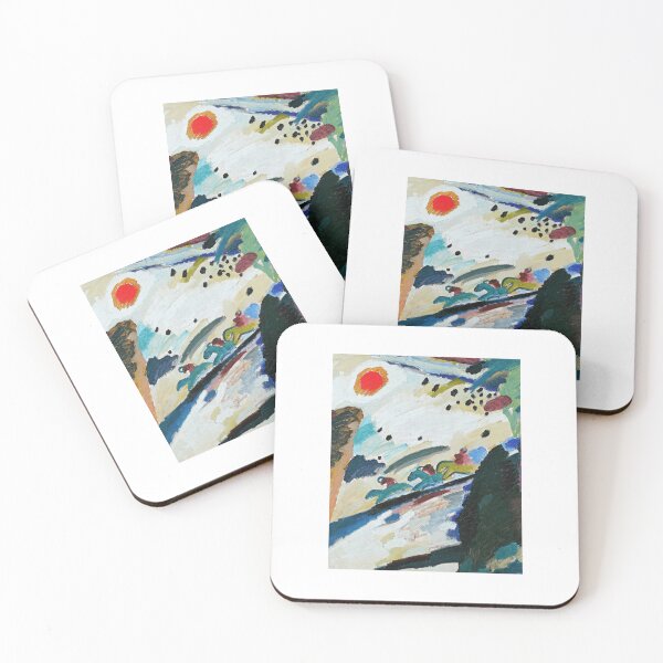Item preview, HD. Romantic Landscape, by Wassily Kandinsky designed and sold by MINDTHECHERRY.