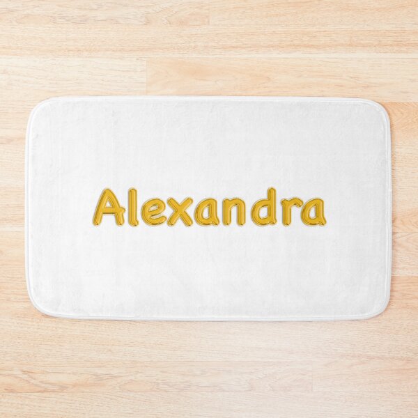 Item preview, Golden Balloon Foil Alexandra Name Label designed and sold by NormadWorld.