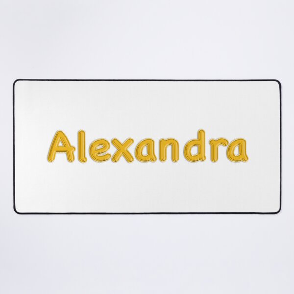 Item preview, Golden Balloon Foil Alexandra Name Label designed and sold by NormadWorld.