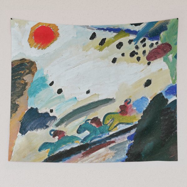 Item preview, HD. Romantic Landscape, by Wassily Kandinsky designed and sold by MINDTHECHERRY.