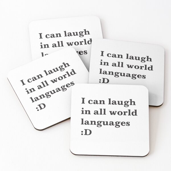 Item preview, I Can Laugh In All World Languages designed and sold by MilabArt.
