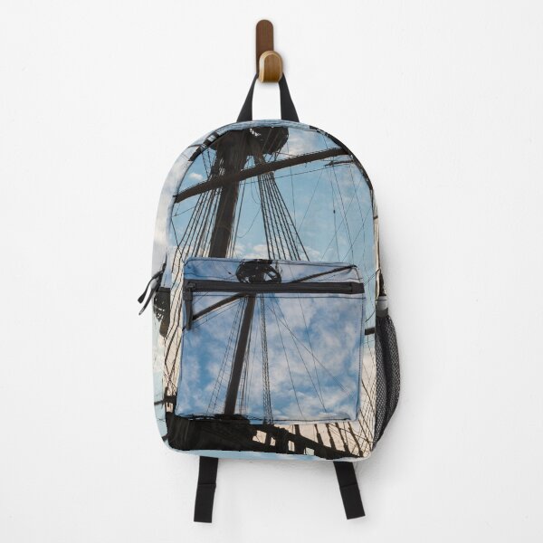 Item preview, Old Ship with Mast in Sunset and Against Blue Sky with Clouds designed and sold by Mats Silvan.