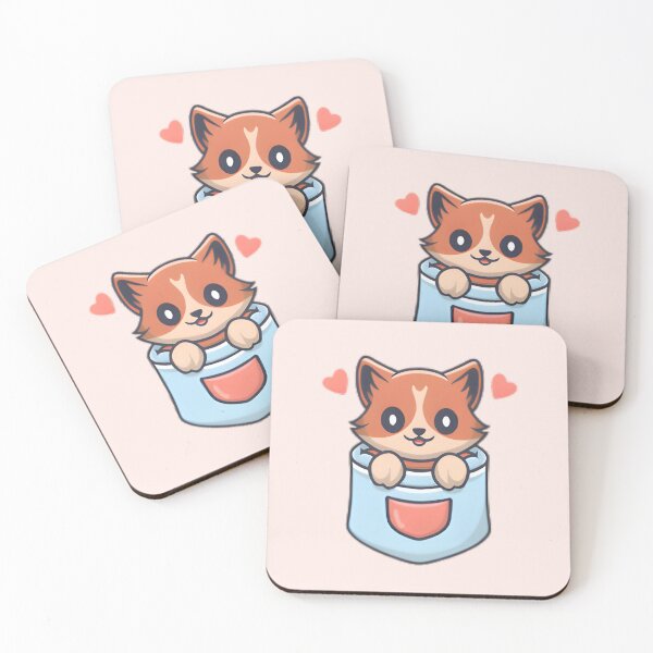 Item preview, Cute pocket kitty designed and sold by this-is-mona.
