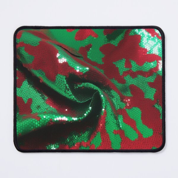 Item preview, Evergreen Elegance: Reversible Sequin Christmas Fabric designed and sold by Poetic4Passion.