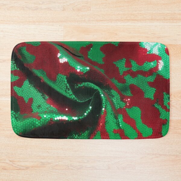 Item preview, Evergreen Elegance: Reversible Sequin Christmas Fabric designed and sold by Poetic4Passion.