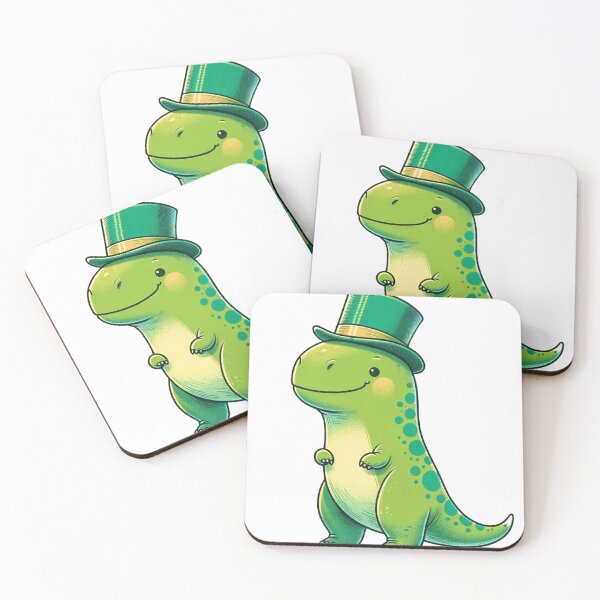 Item preview, Cute dinosaur with hat designed and sold by AWalkPhoto.