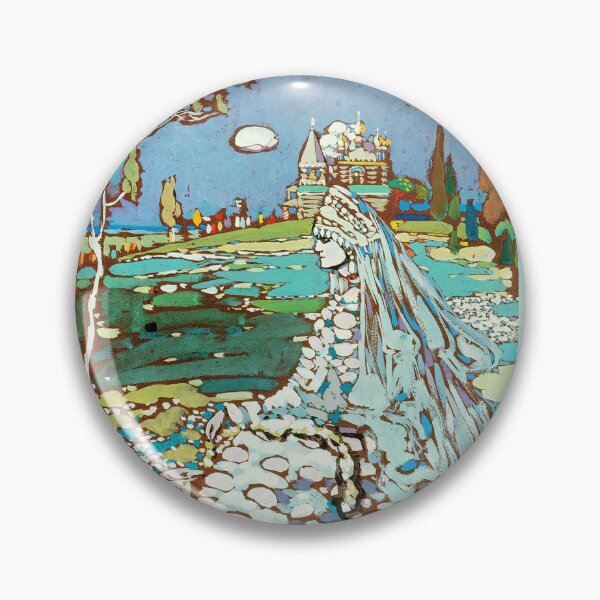 Item preview, HD. Russian Beauty in Landscape, by Wassily Kandinsky designed and sold by MINDTHECHERRY.