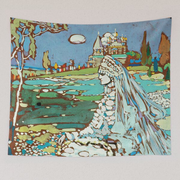 Item preview, HD. Russian Beauty in Landscape, by Wassily Kandinsky designed and sold by MINDTHECHERRY.