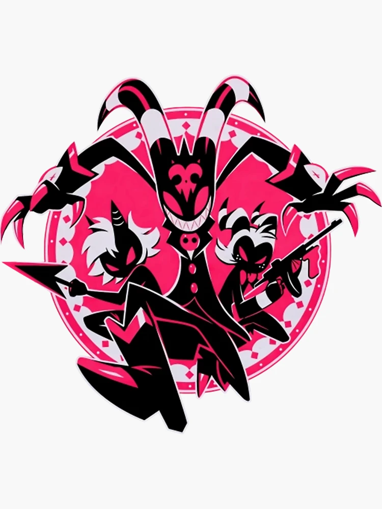 Helluvaboss I.M.P サインプリント Hazbin Hotel Helluva Boss IMP Logo RGB LED Sign SafeSpecial