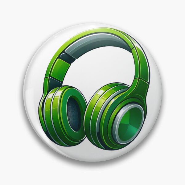 Item preview, Green Wireless Headphones designed and sold by Truck Stop One.