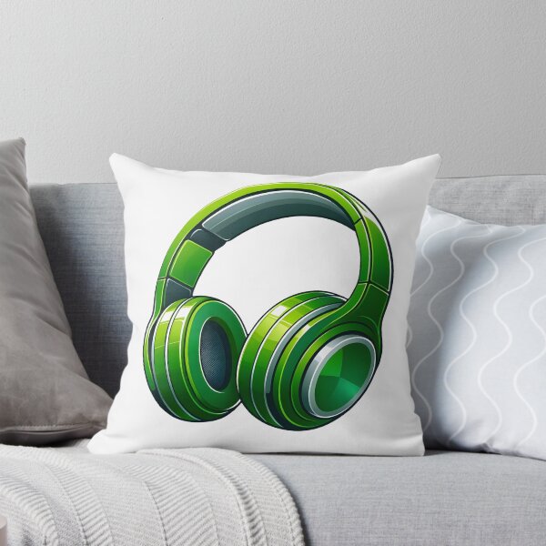 Item preview, Green Wireless Headphones designed and sold by Truck Stop One.