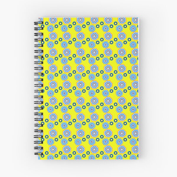 Item preview, mid century modern boho yellow abstract floral retro pattern designed and sold by DesignYourWaystore.