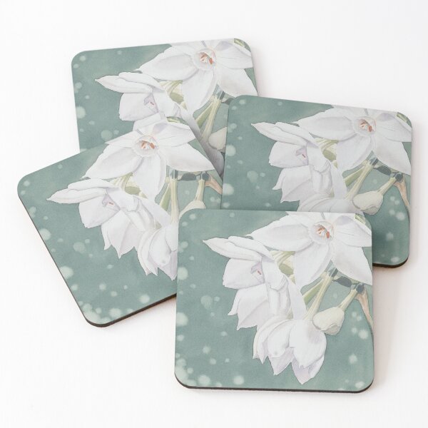 Item preview, Winter Paperwhites Watercolor designed and sold by Erika McCoy.