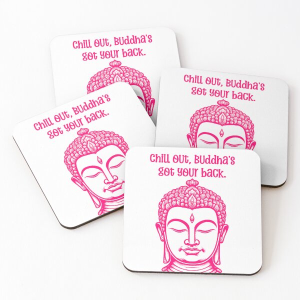 Item preview, Chill out, Buddha's got your back. designed and sold by bharuarts.