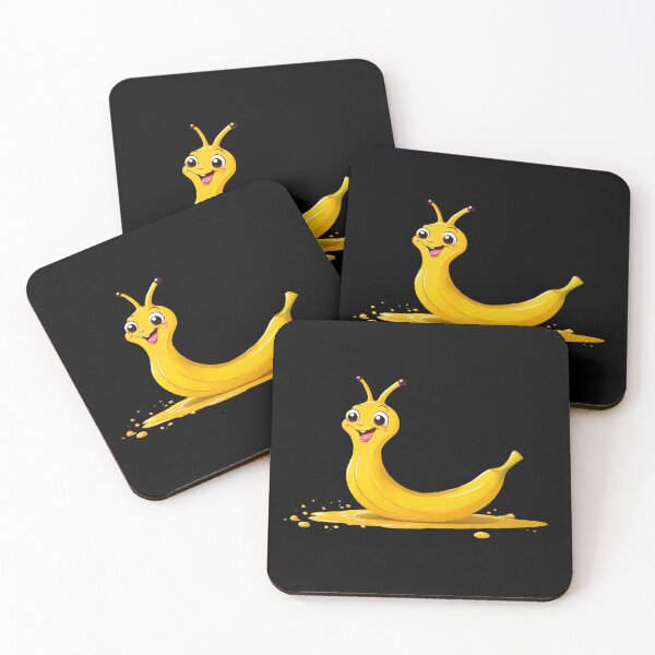 Item preview, Funny banana slug. Yellow cute slug. designed and sold by twisted-dot.