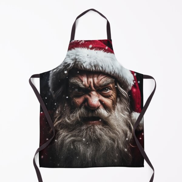 Item preview, Surreal Portrait Of An Angry Santa Claus Christmas Winter Holidays designed and sold by MadeByRobots.