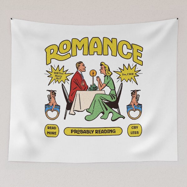 Item preview, Vintage Romance Probably Reading, Gift For Reader or Writer Romance designed and sold by Jolycoco.