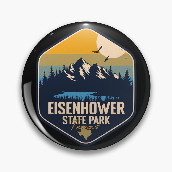 Item preview, Eisenhower State Park Texas Vacation TX Souvenir Retro Badge designed and sold by mountainfad.