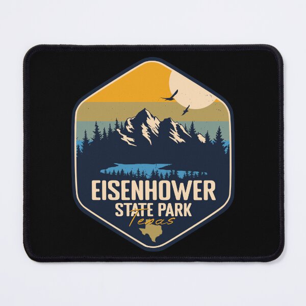 Item preview, Eisenhower State Park Texas Vacation TX Souvenir Retro Badge designed and sold by mountainfad.