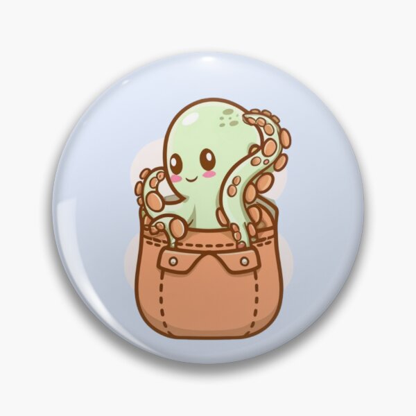 Item preview, Cute pet octopus in a pocket designed and sold by this-is-mona.
