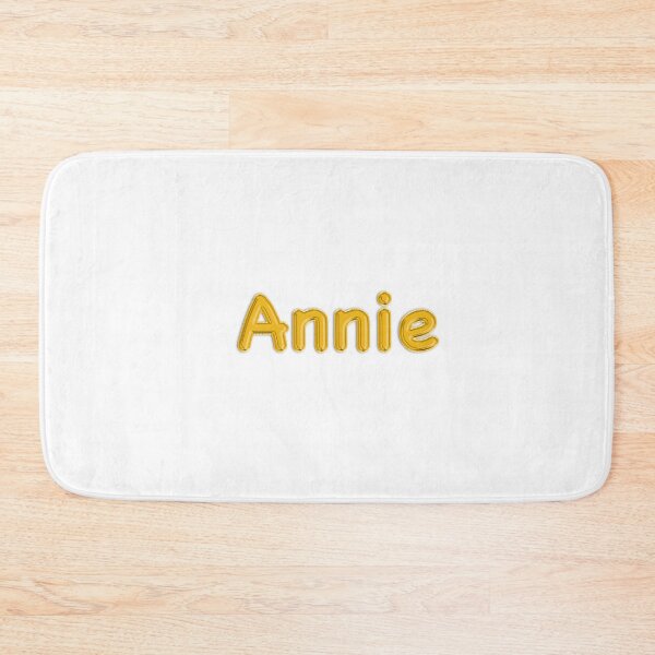 Item preview, Golden Balloon Foil Annie Name Label designed and sold by NormadWorld.