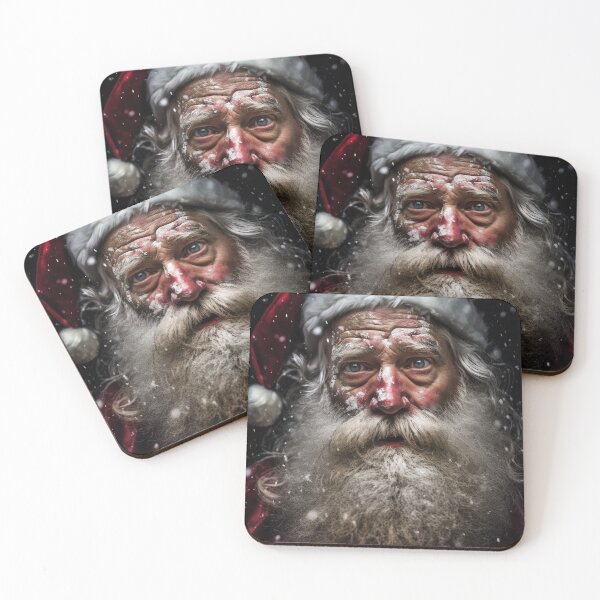 Item preview, Dramatic Surreal Portrait Of An Tired Santa Claus | Best Gift For Christmas designed and sold by MadeByRobots.