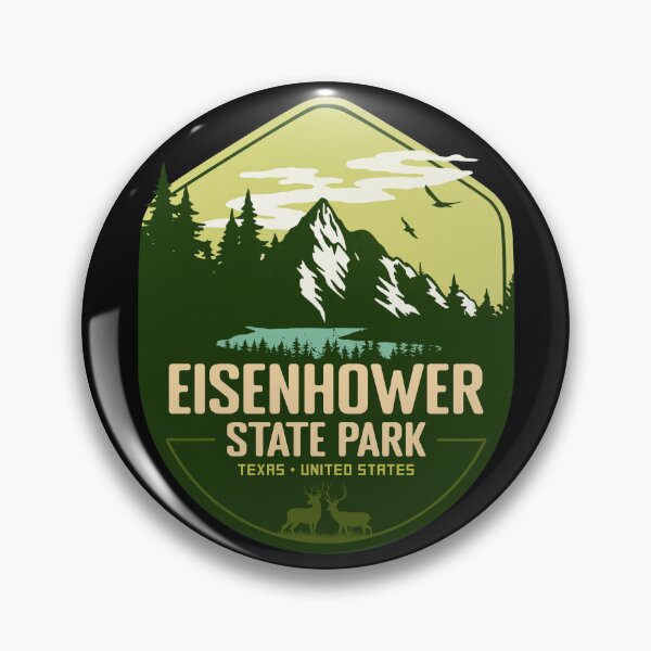 Item preview, Eisenhower State Park Texas Vacation TX Souvenir Retro Badge designed and sold by mountainfad.