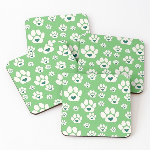 Item preview, Dog Paw Pattern - Paw with Heart - Dog Days designed and sold by vibeno1.