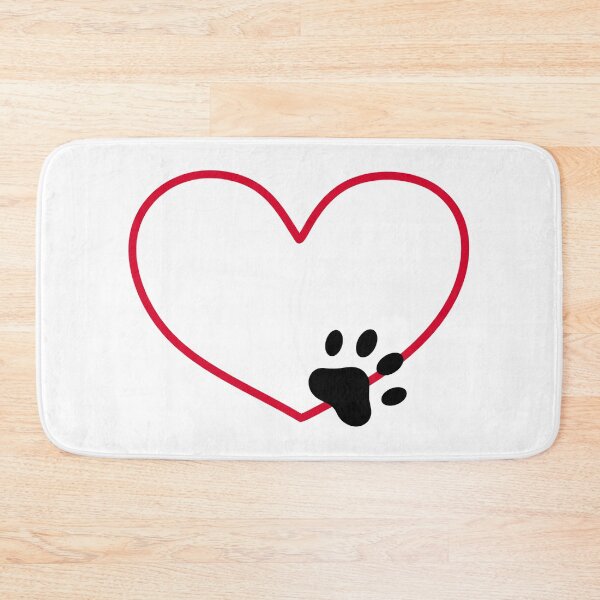 Item preview, I Love My Dog -- Black and Red designed and sold by LionessLove.