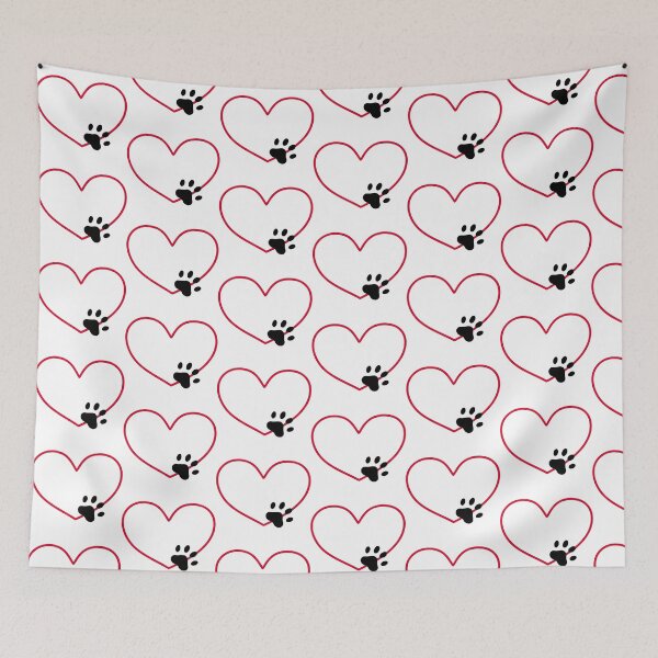 Item preview, I Love My Dog -- Black and Red designed and sold by LionessLove.