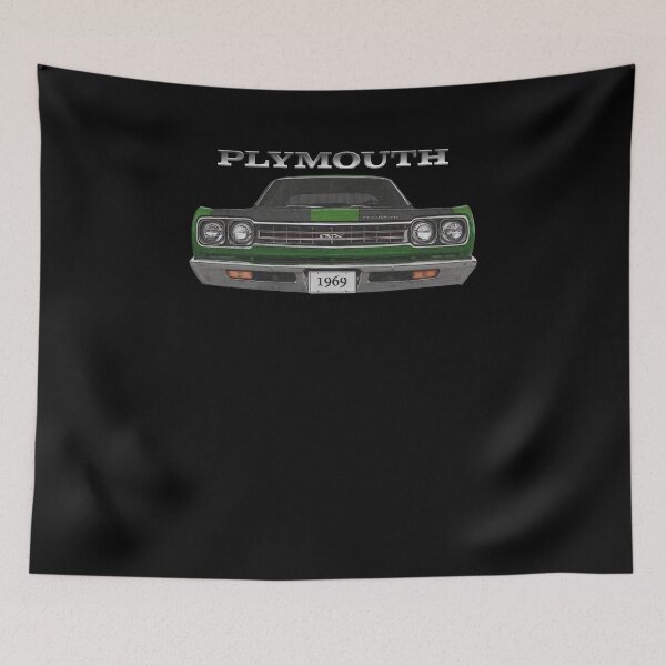 Item preview, 1969 Plymouth Gtx Front Green designed and sold by fhansteenkiss.