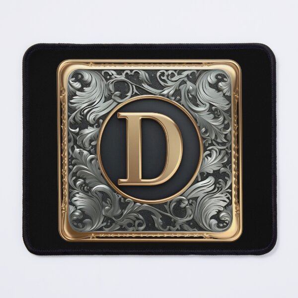 Item preview, MONOGRAM LETTER D - ELEGANT STYLE designed and sold by philevera.