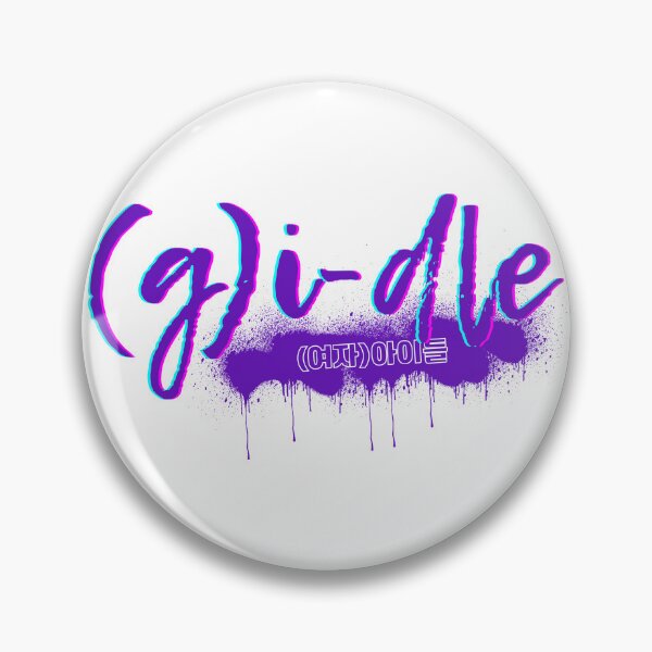 Item preview, (G)I-DLE Kpop Girl Group Spraypaint Logo designed and sold by wujulike.