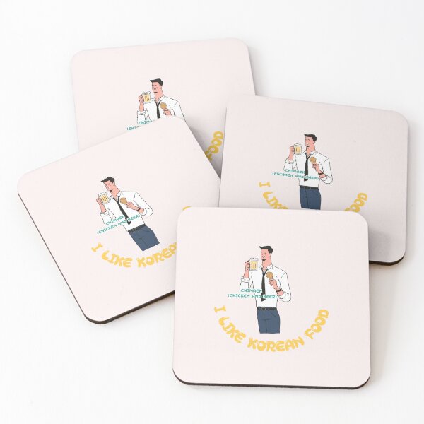 Item preview, I LIKE KOREAN FOOD, Chimaek (Chicken and beer) designed and sold by zzzozzo.
