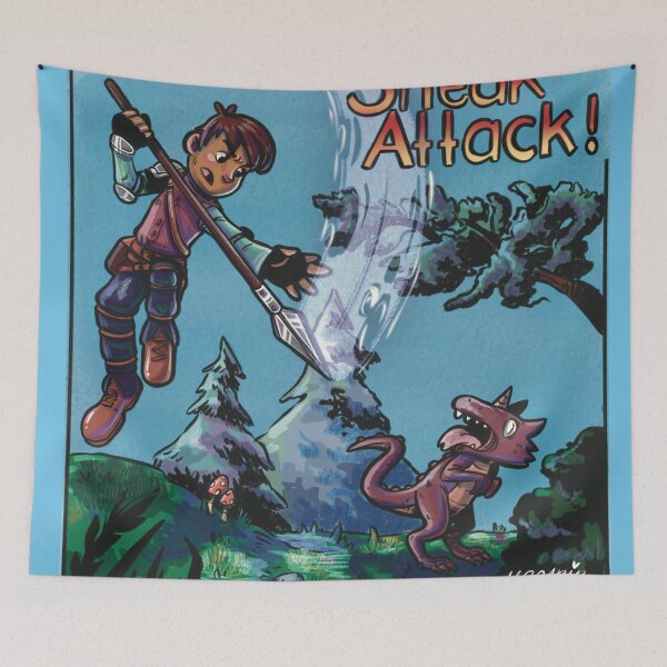 Item preview, Adventurer Fighting designed and sold by YazminCityArts.