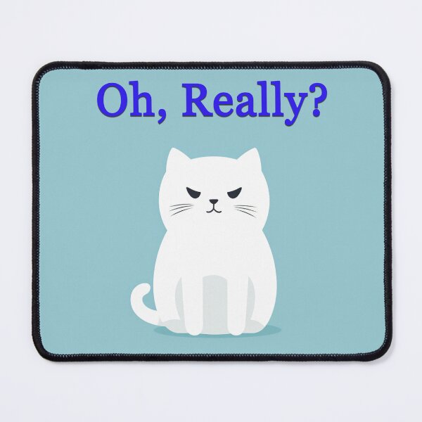 Item preview, Skeptical Cat Offers Query designed and sold by SimonWoodbine.