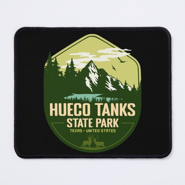 Item preview, Hueco Tanks State Park Texas Vacation TX Souvenir Retro Badge designed and sold by mountainfad.