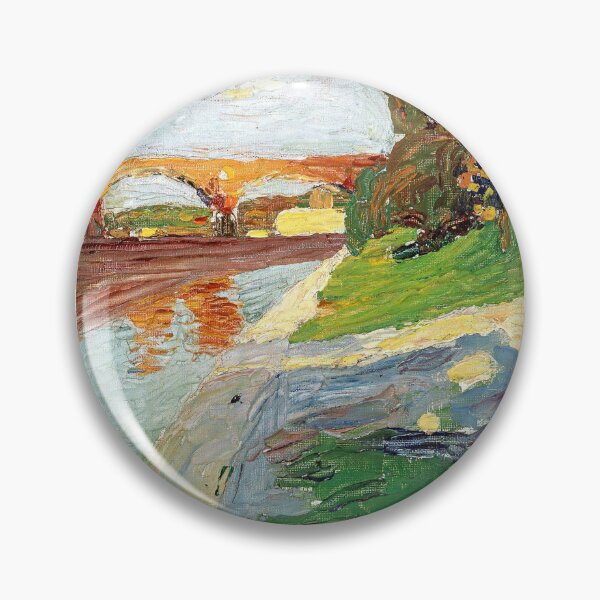Item preview, HD. The Isar near Grosshessolohe, by Wassily Kandinsky designed and sold by MINDTHECHERRY.