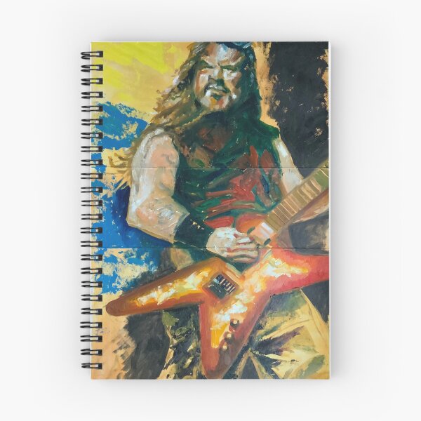 Item preview, Dimebag Darrell oil painting on a beer box designed and sold by Huskyboyo.