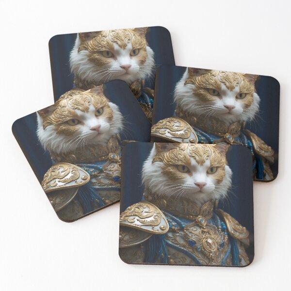 Item preview, beautifull cat wearing armor designed and sold by RAILGUNWII.