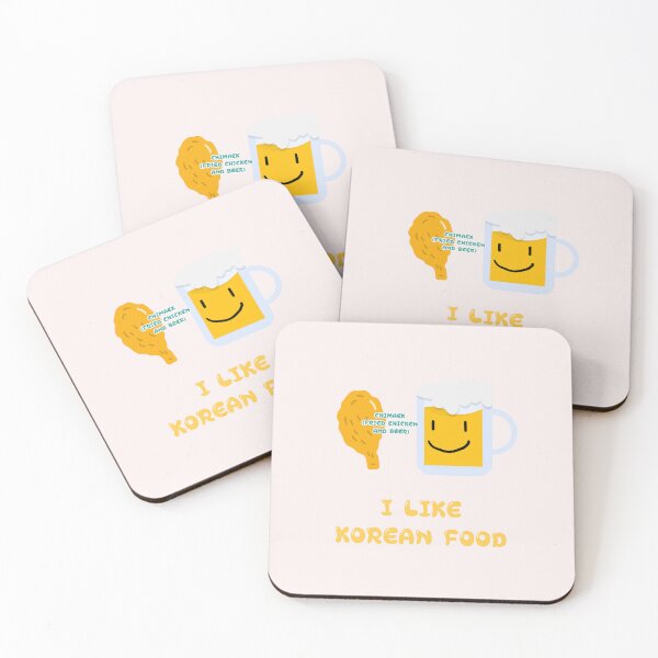 Item preview, I LIKE KOREAN FOOD, Chimaek (Fried Chicken and beer) designed and sold by zzzozzo.